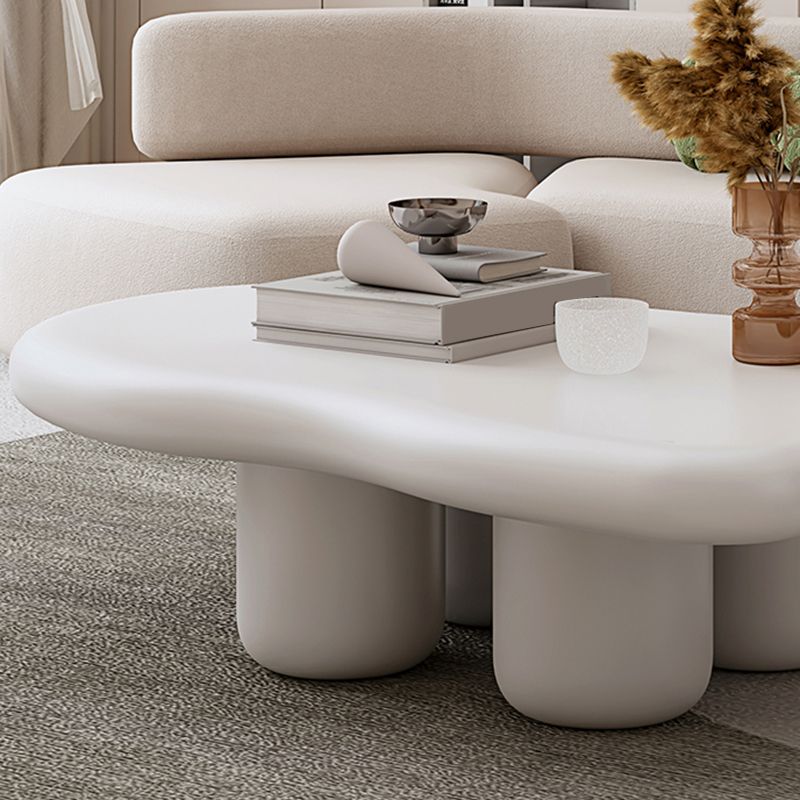 Solid Wood 4 Legs Cocktail Table Single Table Nordic Coffee Table