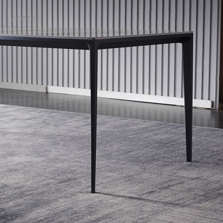 Contemporary Sintered Stone Dining Table Set 1/4/5/7 Pieces Dining Set for Home