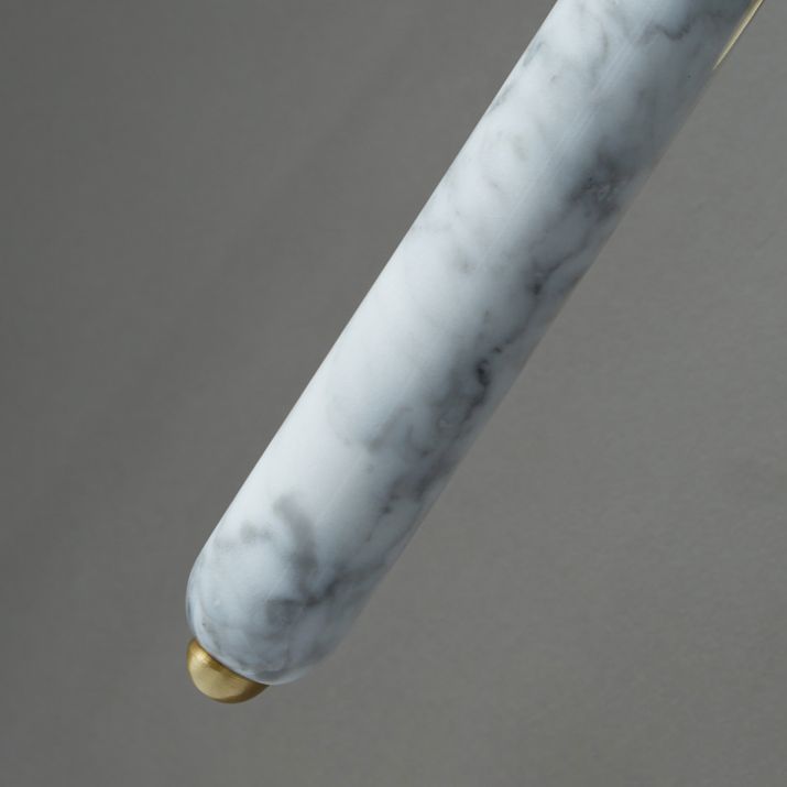 Zeitgenössische einfache Wandleuchte ein Kopf Marmorglas Wandmontage Leuchte für Wohnzimmer