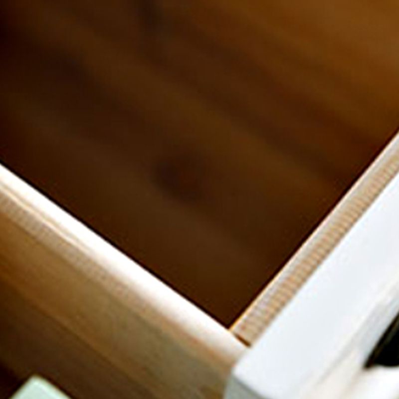 Nautical Engineered Wood Storage Chest Bedroom Chest with Drawers