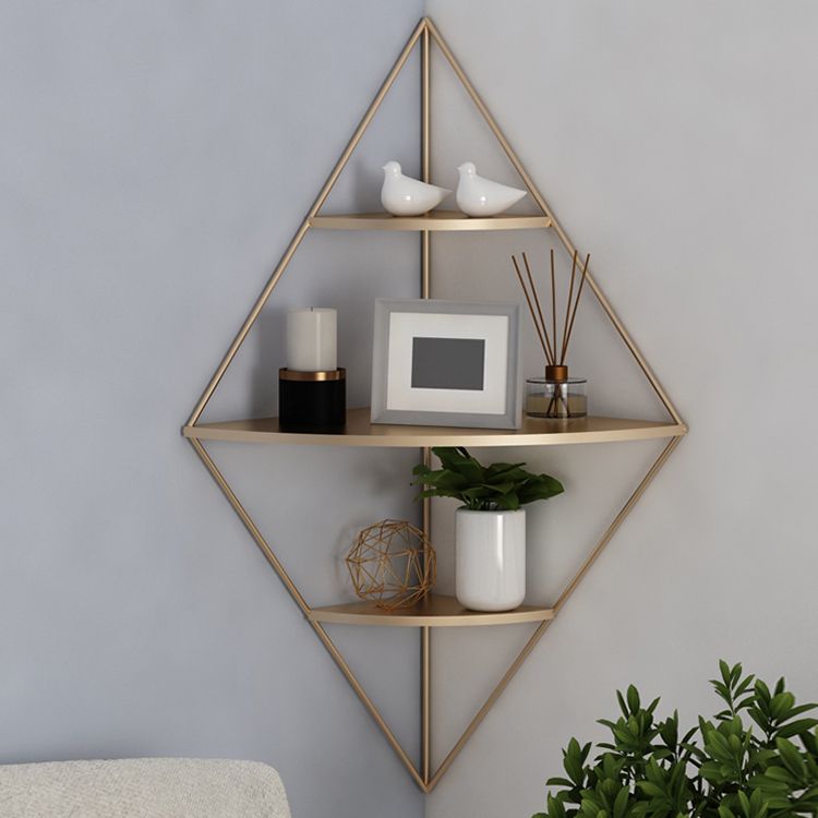 Eisenrahmenwand montiertes Bücherregal Industrie vertikal hergestelltes Holzregal -Bücherregal