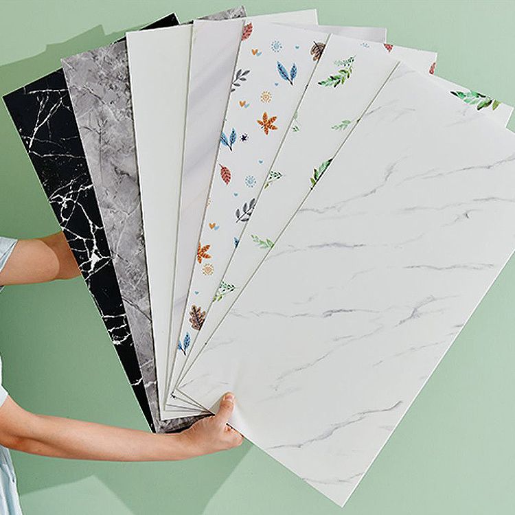 Mosaic Tile Peel and Stick Tile Pvc Kitchen Bathroom Backsplash Peel and Stick Wall Tile