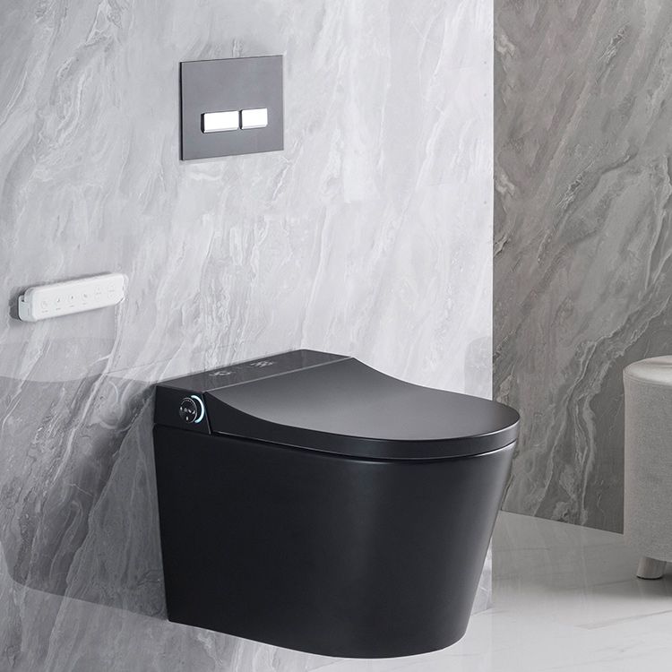 Elongated Wall Hung Toilet Ceramic Smart Toilet with Unlimited Warm Water