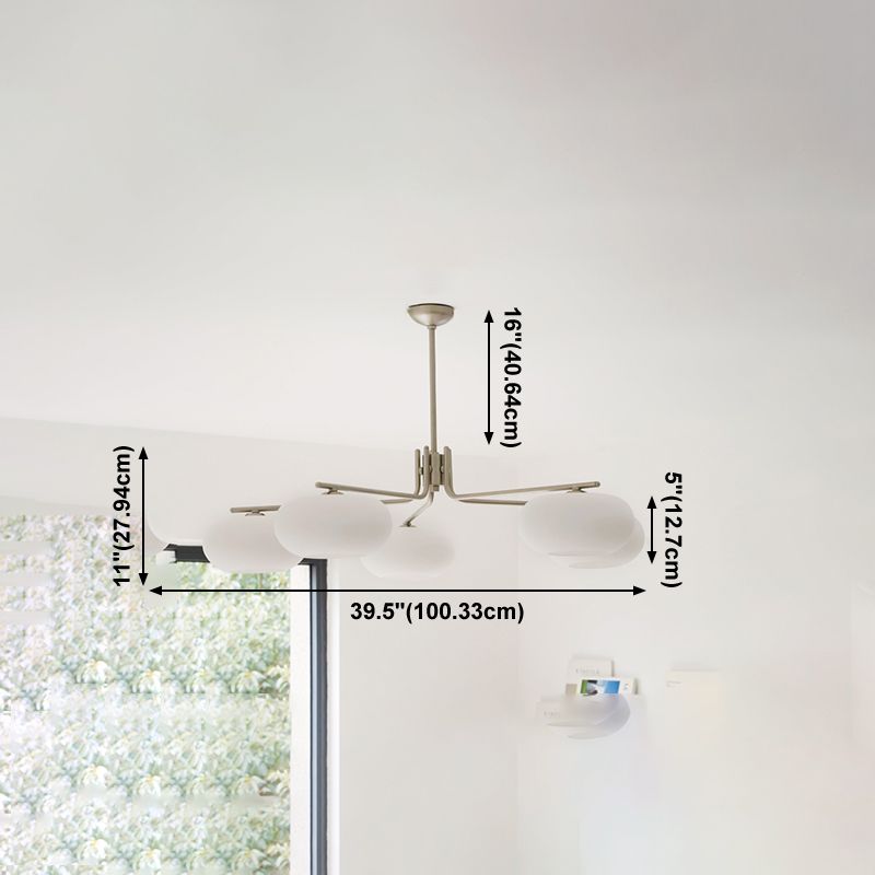 Lámparas de lámparas de lámpara de madera moderna tazón de colgante de suspensión múltiple