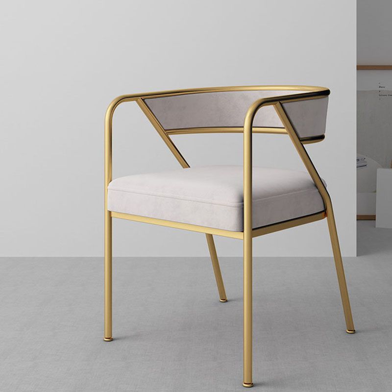 Glam Velvet eetkamerstoelen metalen eetkamerstoelstoel voor restaurantgebruik