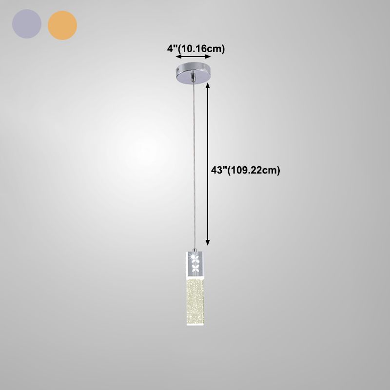 Geometric Hanging Lights Modern Style Crystal Multi Lights Pendant Light Kit