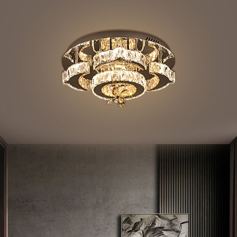 Accesorio montado en el techo cromado LED de LED Minimalista LED Minimalista de LED LED Minimalista de Bloom