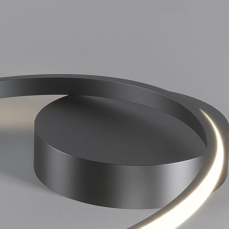 Rond métal LED encastré lampe unique chambre nouveau luminaire encastré moderne