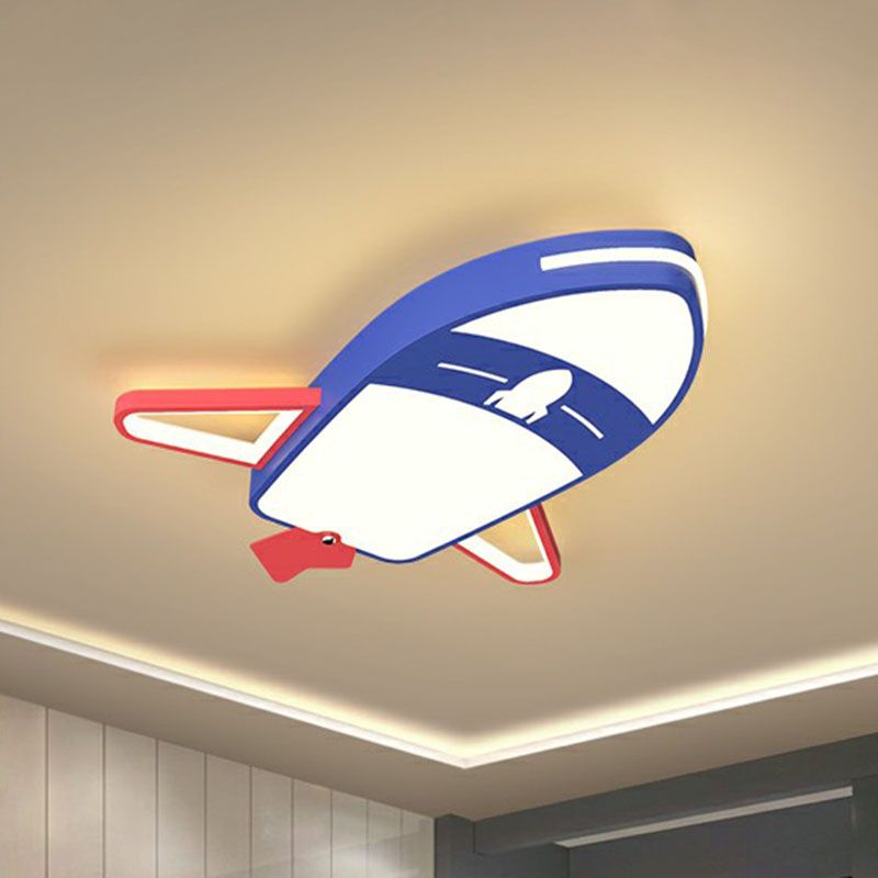 Kinder-Flugzeug-LED-Unterputz-Acryl-Unterputz-Deckenbeleuchtung für Kinderzimmer in Blau