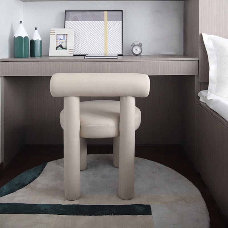 21.65" Wide Scandinavian Style Single Sofa Chair Fixed Back Accent Chair