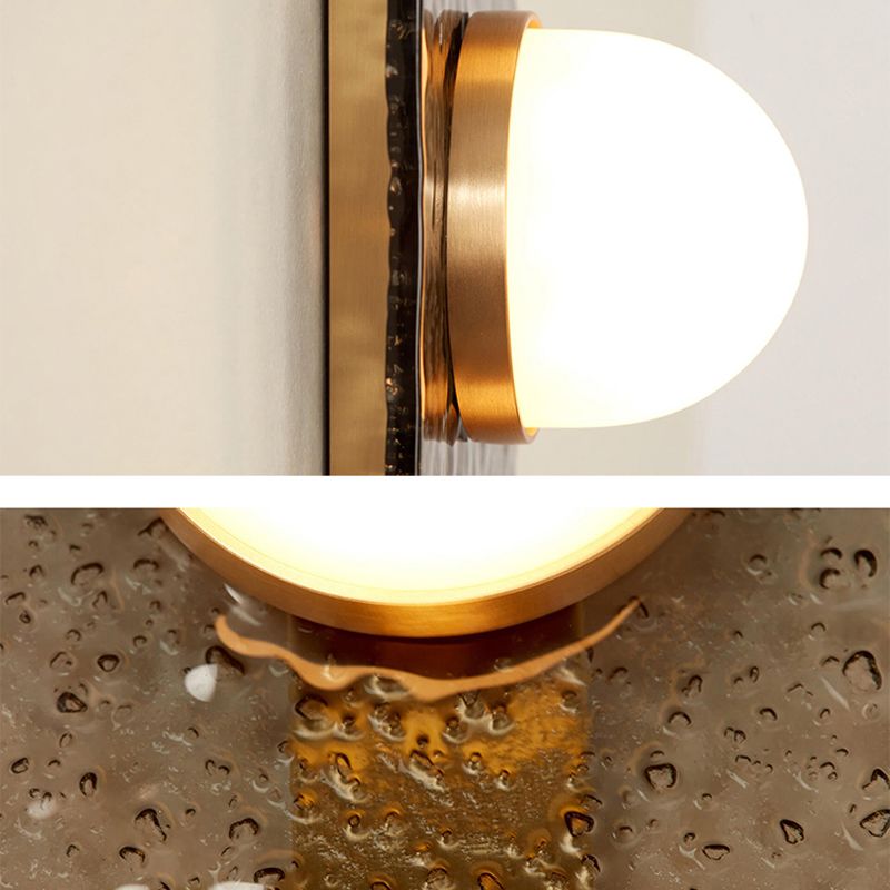 Nordic Style Wall Light Ellipse Shape Wall Lamp with Acrylic Shade for Bedroom