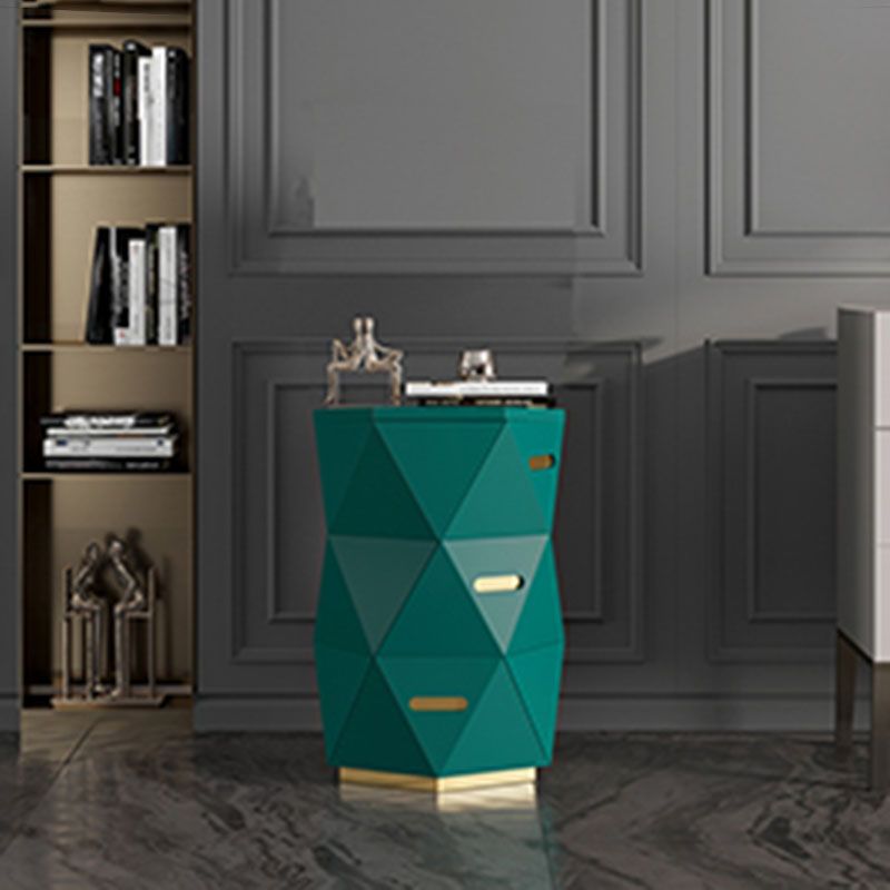 17.55-inch Width Glam Storage Chest 3 Drawers Storage Chest Dresser