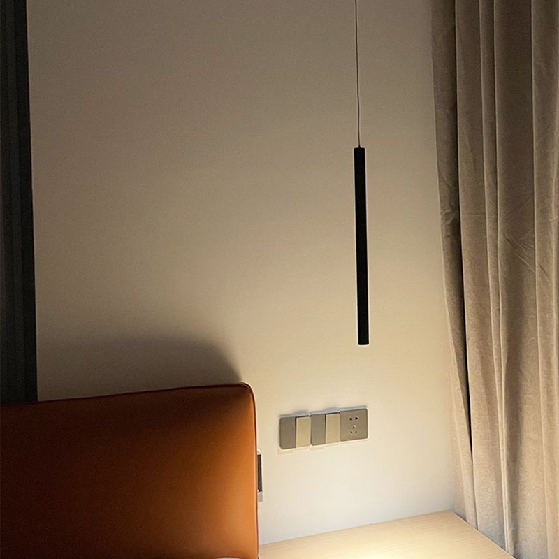 Lineare Form Metall hängend hängendem Licht moderner Stil 1 leichte hängende Leuchten