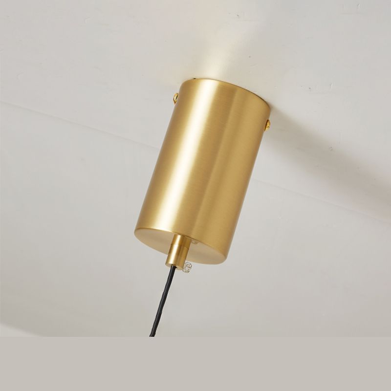 Koper LED lineair hanglampje in moderne luxe stijl acrylhangende lamp voor binnenruimtes