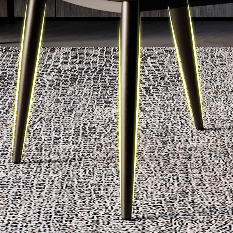 Sillas modernas que cenan el sillón orejero sin brazos con las piernas del metal para la cocina
