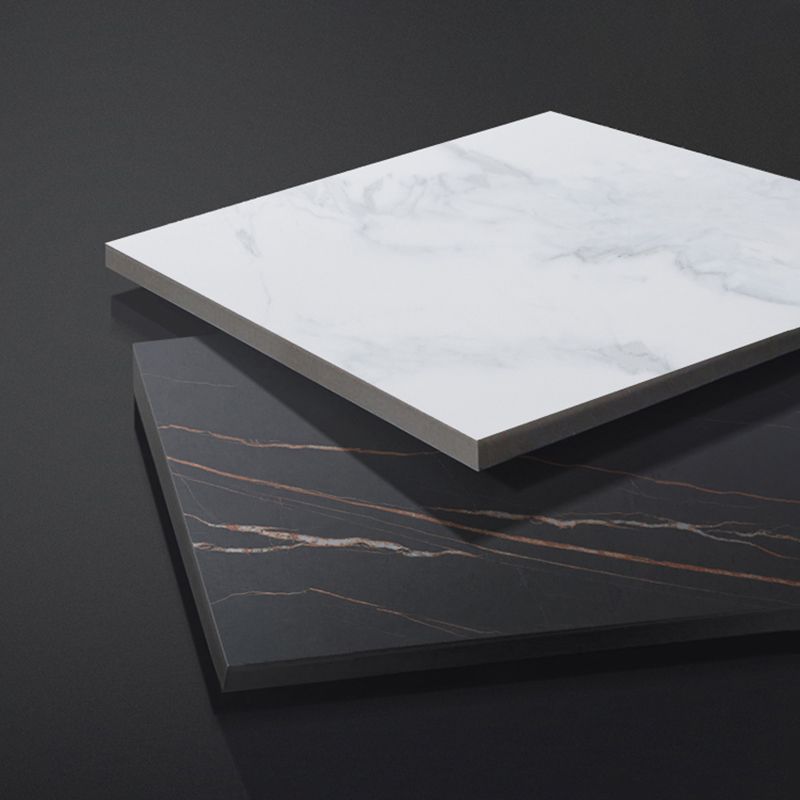 Modern Round Sintered Stone Table Set 1/4/5/7/9 Pieces Dining Set