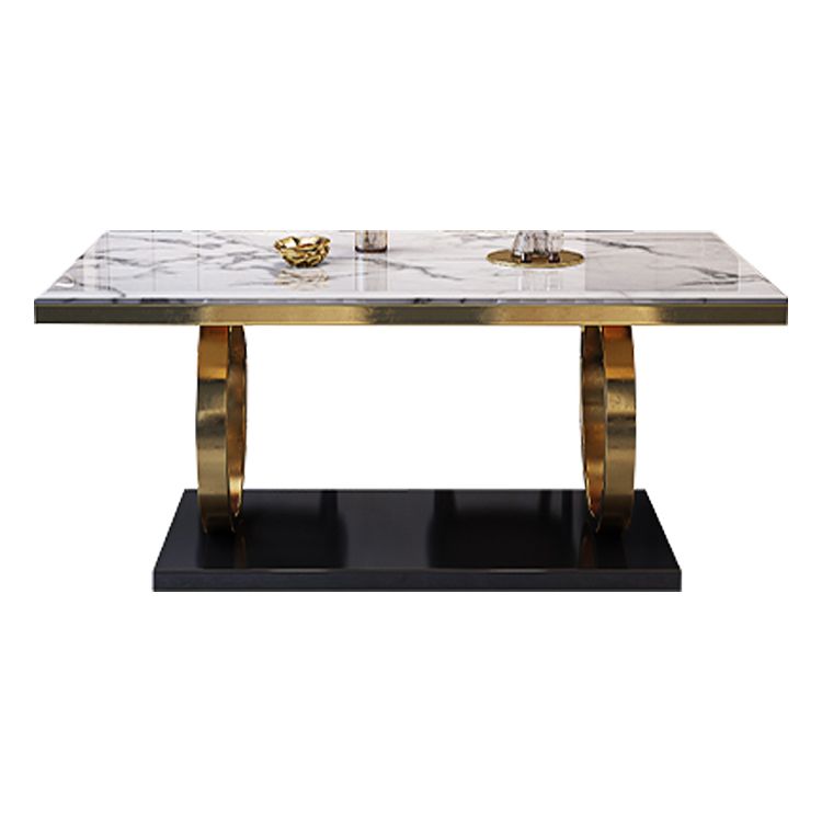 1/3/5/7 Piece Faux Marble Top Rectangle Dining Room Furniture Set