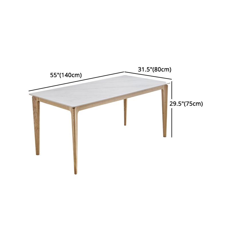 Modern 1/4/5/7 Pieces Dining Set Sintered Stone Top Dining Table Set with Chairs