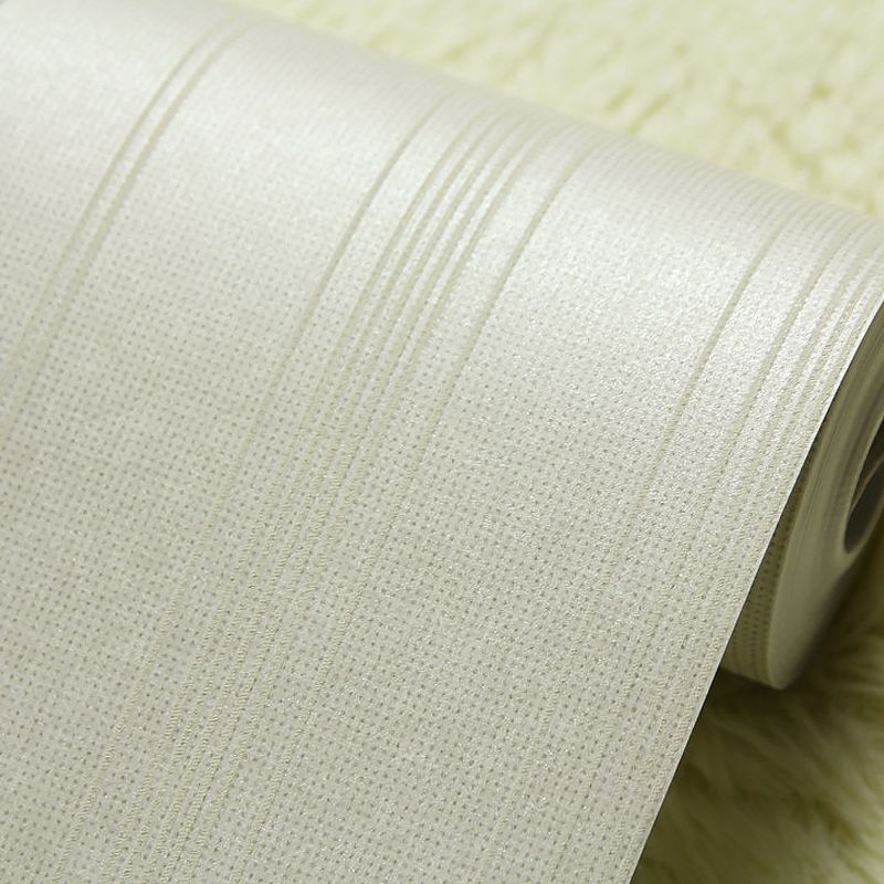 Pastel Color Ticking Stripe Wallpaper Waterproof Modern Dining Room Wall Covering