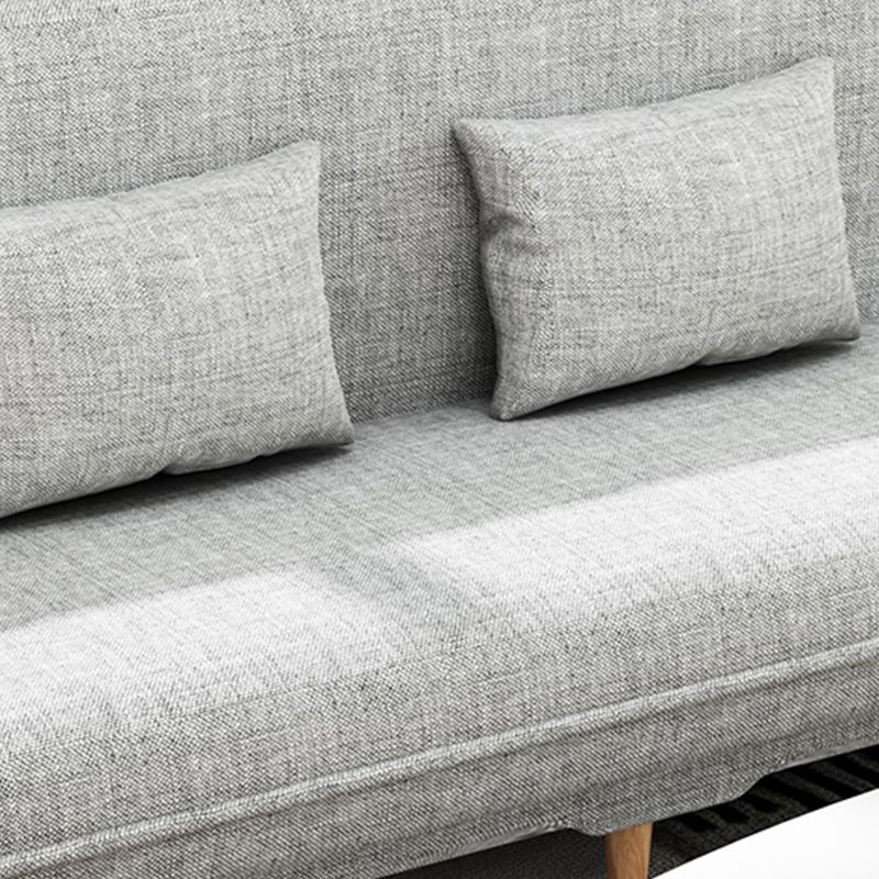 Contemporary Tight Back Convertible Sleeper Sofa for Bonus Room