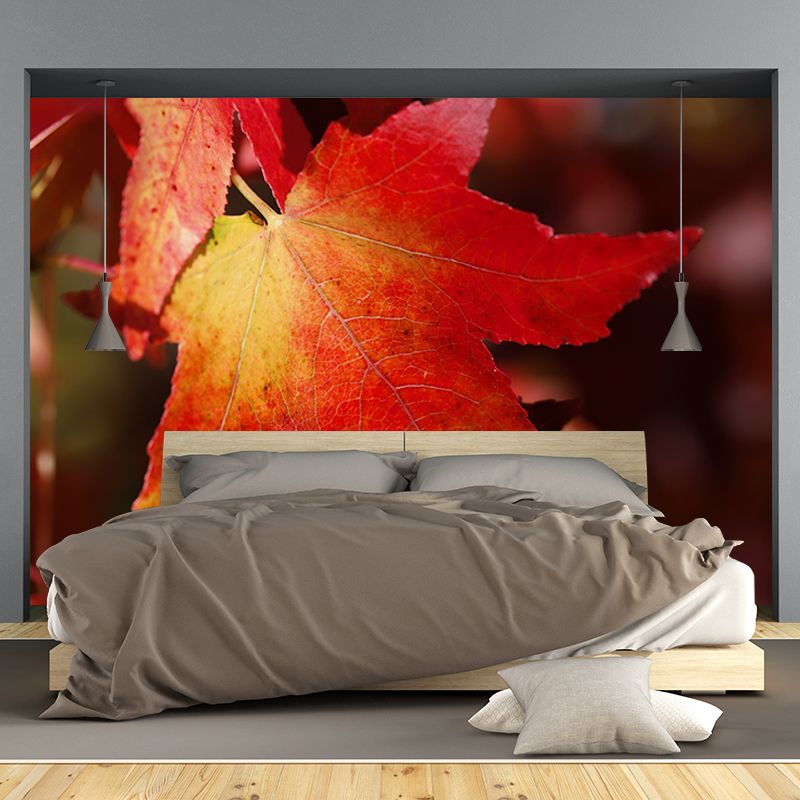 Autumn Leaves Wall Mural Waterproofing Wall Covering for Living Room Bedroom