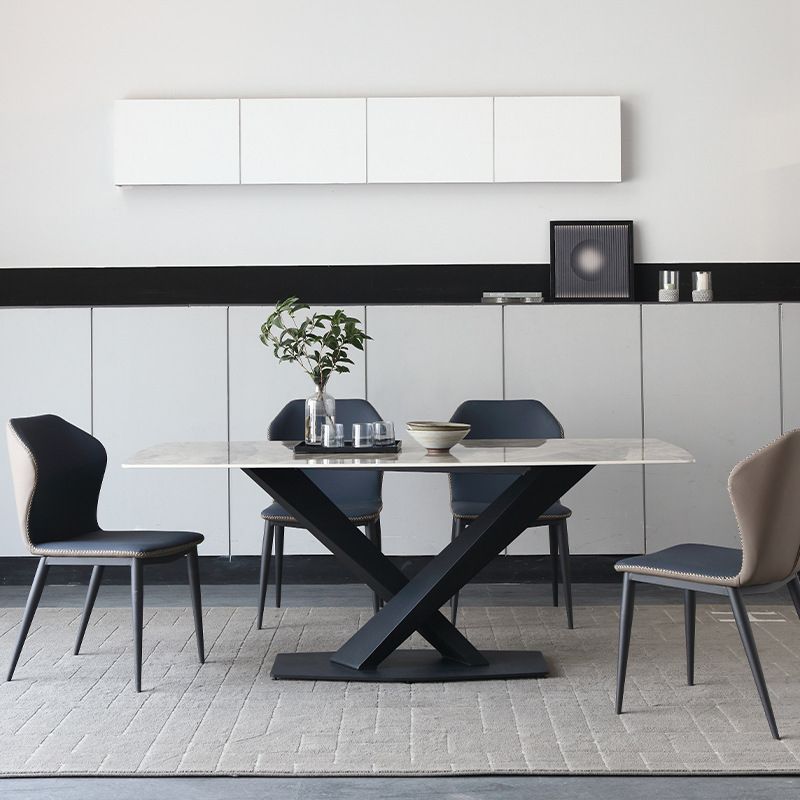 Sintered Stone Dining Room Table Rectangle Dining Table for Kitchen