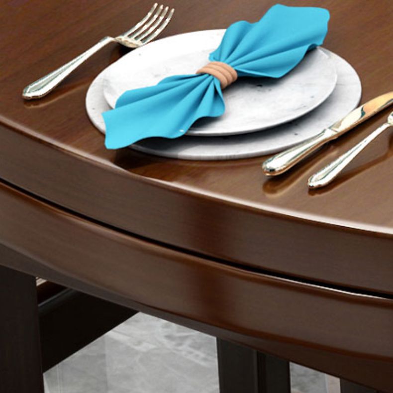 Solid Wood Dining Table Set 1/7 Pieces Dining Set for Kitchen