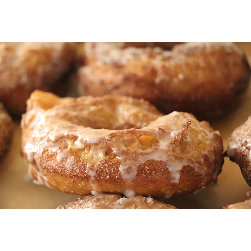 Tasty Donut Wall Mural Decal for Dessert Shop Moisture Resistant, Custom-Made