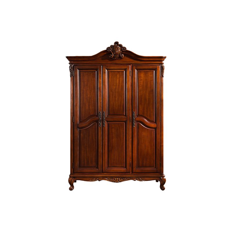 French Country Style Wardrobe Armoire Wood Wardrobe for Bedroom