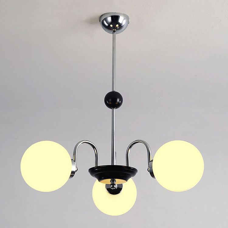 Modern Hanging Pendant Lights Simplicity Style Glass Shade Chandelier Light