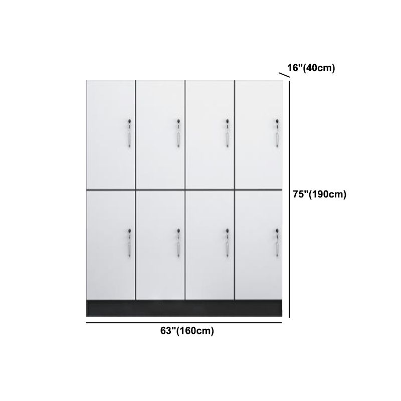 Engineered Wood Hinged Door Storage Cabinet Contemporary Cabinet for Bathroom