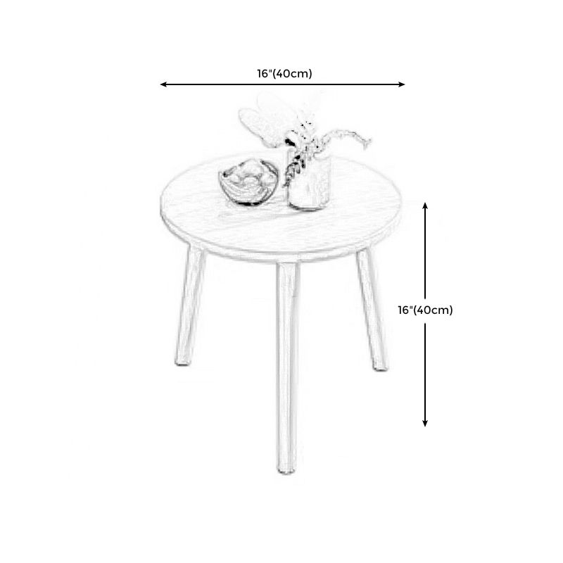 Rectangular Coffee Table with Modern Style Wood in White/wood Color