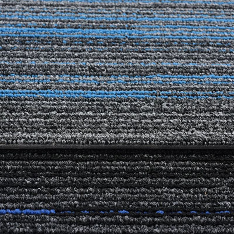 Gray Tone Level Loop Carpet Tile Self Adhesive Indoor Office Carpet Tile