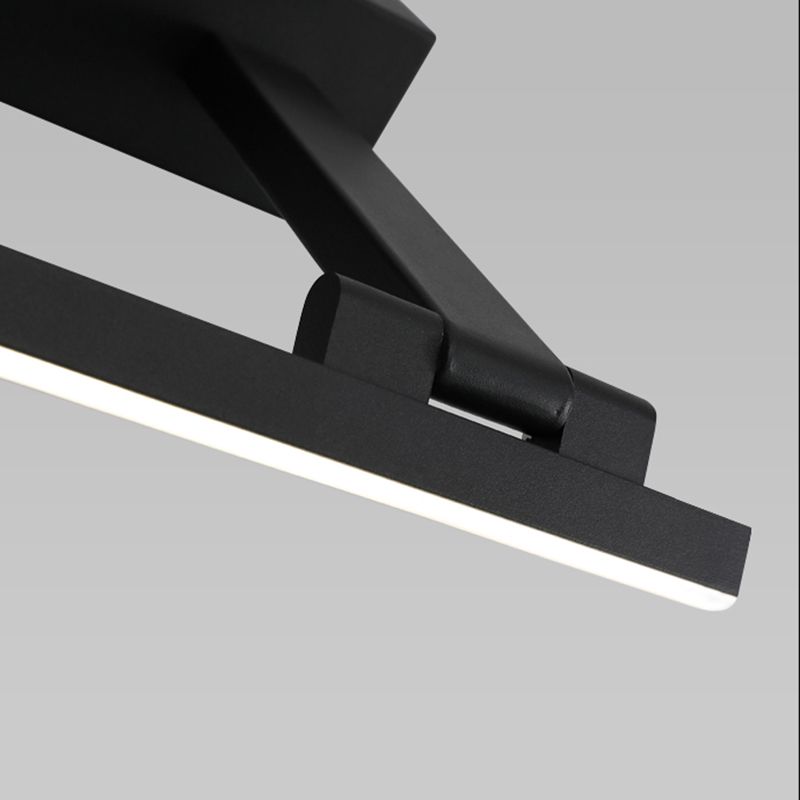 Modern Simple Style Iron Vanity Light Strip Shape LED Vanity Lamp for Shower Room