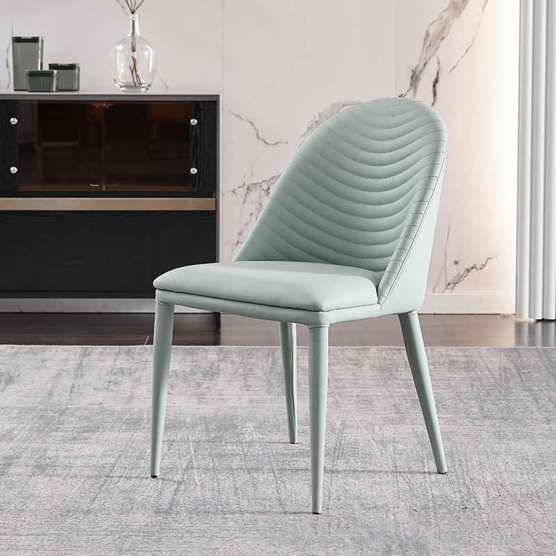 Parsons Dining Room Chair Upholstered Armless Dining Chairs for Home