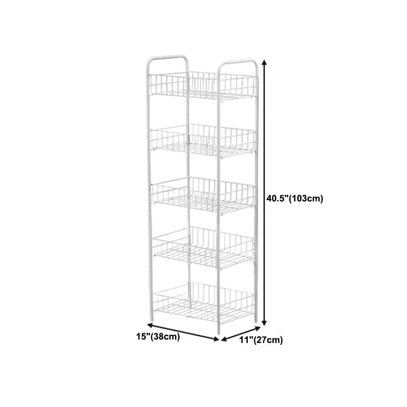 10.63"W Bookshelf Contemporary Style Bookcase for Home Study Room Office