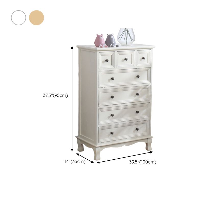 Contemporary Solid Wood Storage Chest Dresser Bedroom Dresser