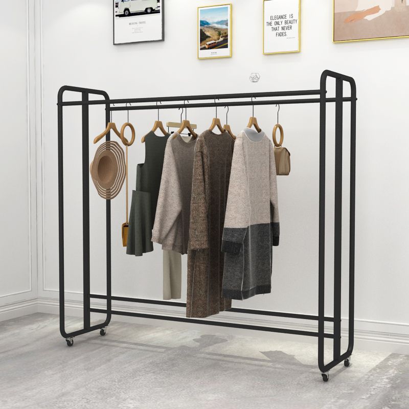 Modern Coat Hanger Metal Scroll Wheel Design No Distressed Entryway Kit