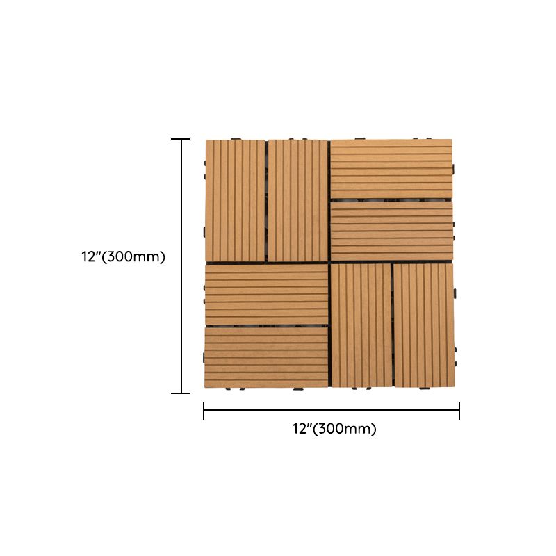 Deck Plank Loose Lay Manufactured Wood Decking Tiles Outdoor Flooring