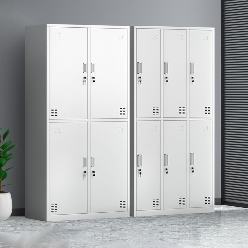 Metal Hinged Wardrobe Cabinet Contemporary Wardrobe Armoire for Home