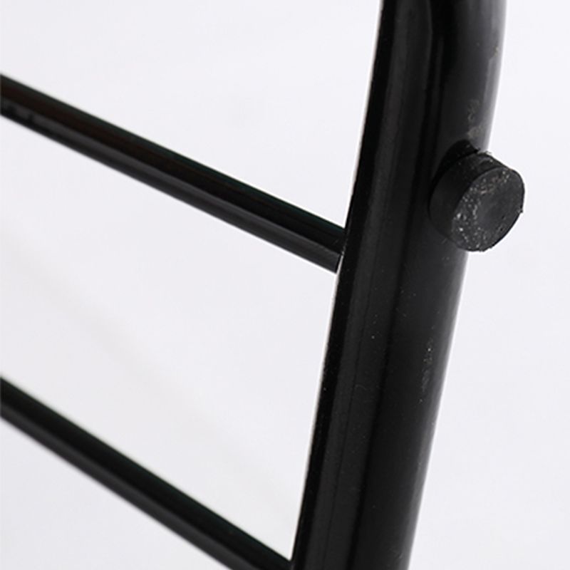 Industrial Metal Base Dining Chair Upholstered Dining Arm Chair