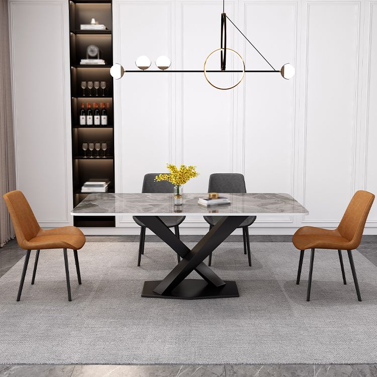 Stone Dining Room Collection Traditioneller, luxuriöser Esstisch mit Sockel