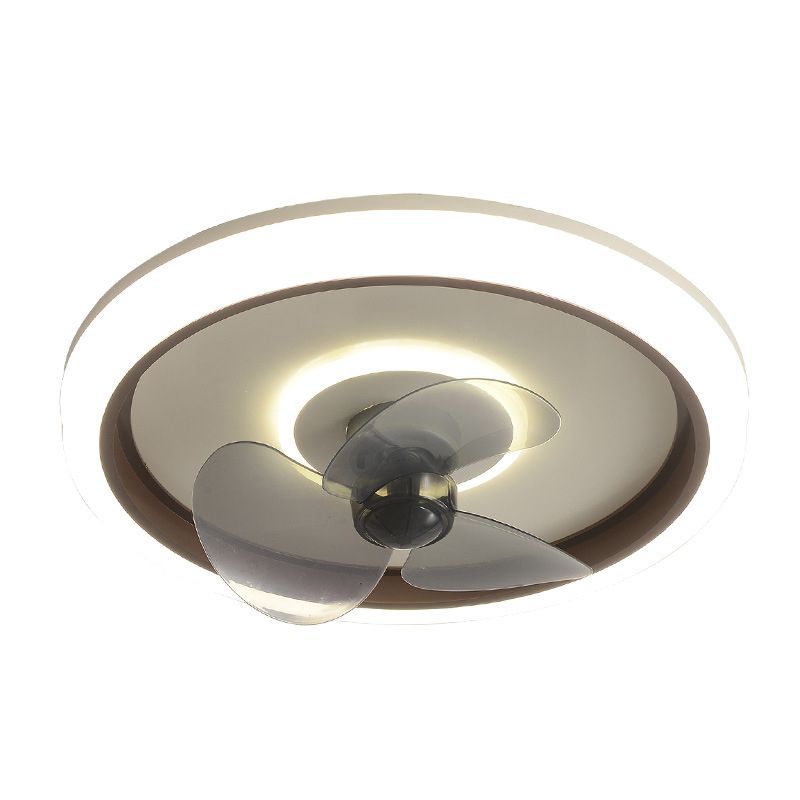 Makkaronringförmige, bündelte Lampe Acryl Schlafzimmer LED Deckenventilator Licht