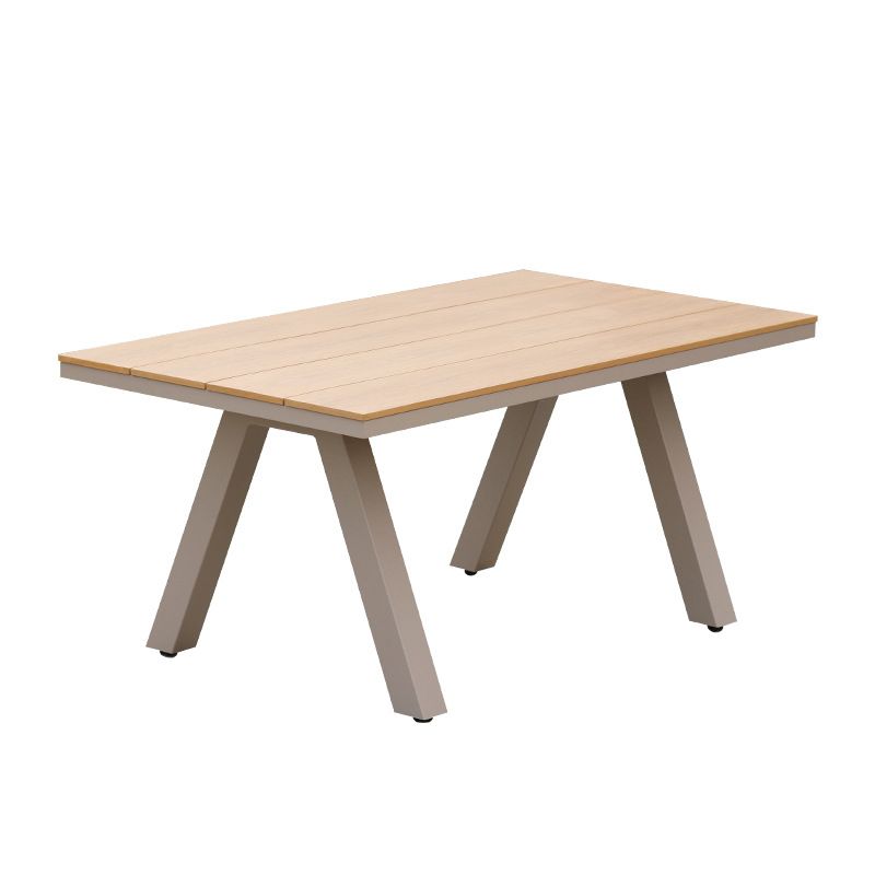 Bohemian Style Dining Table Set 1/3/5/7 Piece Wood and Metal Dining Set for Patio