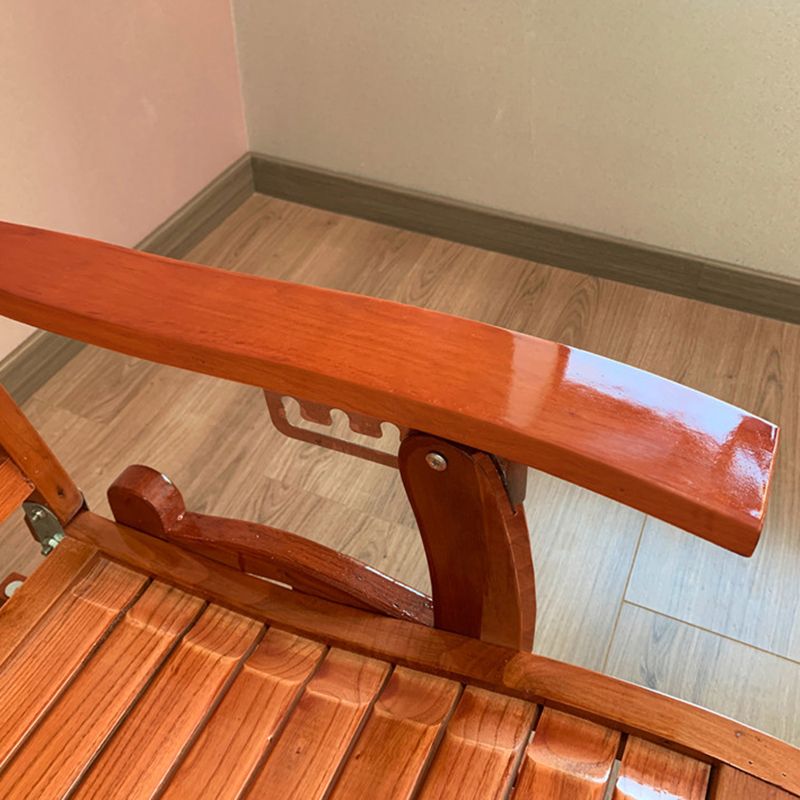 Traditional Rocker Solid Wood Removable Cushions Reclining Recliner Chair