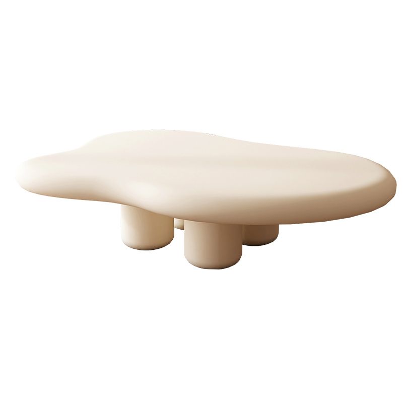 Scandinavian Wooden Coffee Cocktail Table Free form 3 Legs Cocktail Table