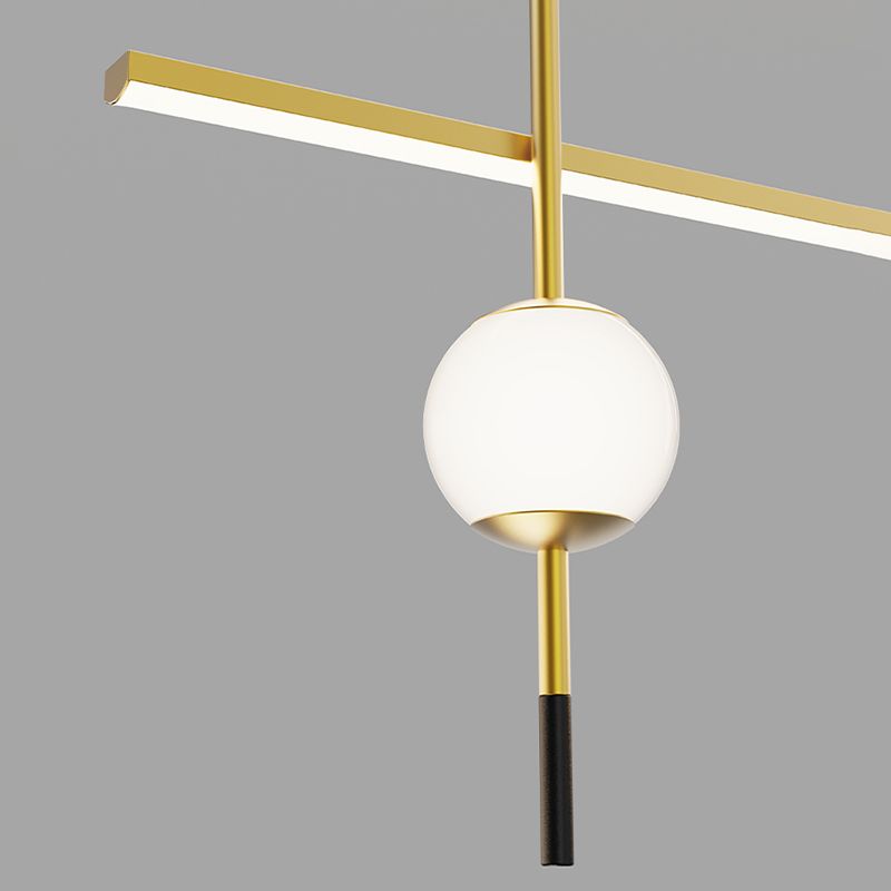 Nuova lampada a sospensione in metallo a LED LINEAD LED LED LAD per sala da pranzo