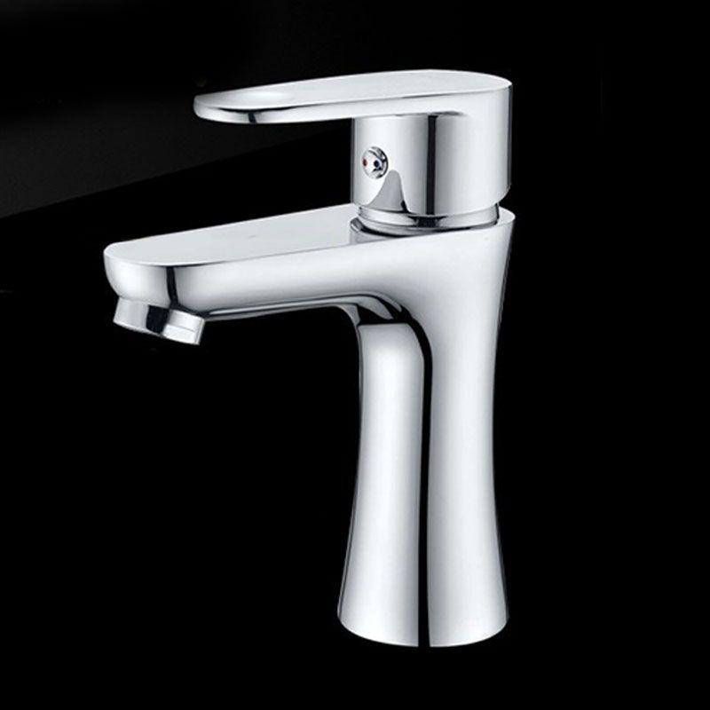Single Handle Basin Lavatory Faucet Low Arc Brass Bathroom Faucet