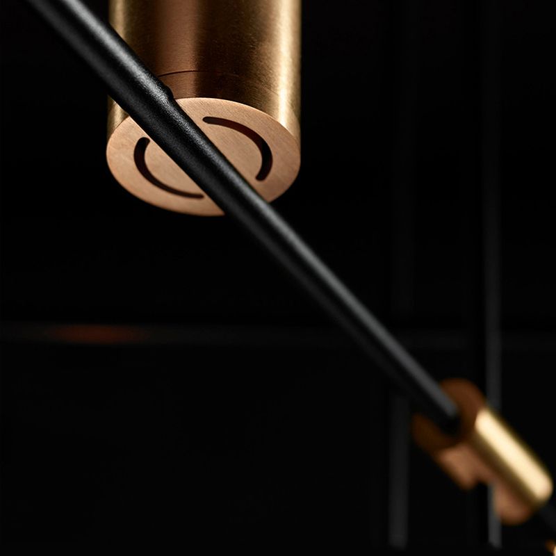 Moderne stijl cilinder eiland verlichtingsarmaturen metalen hanglamp armaturen