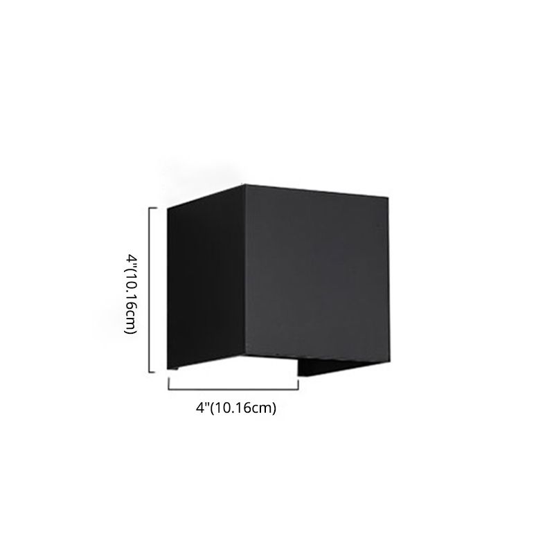 Metall Quadratleuchte LED -LED -Wandleuchte minimalistische LED -Wandleuchte